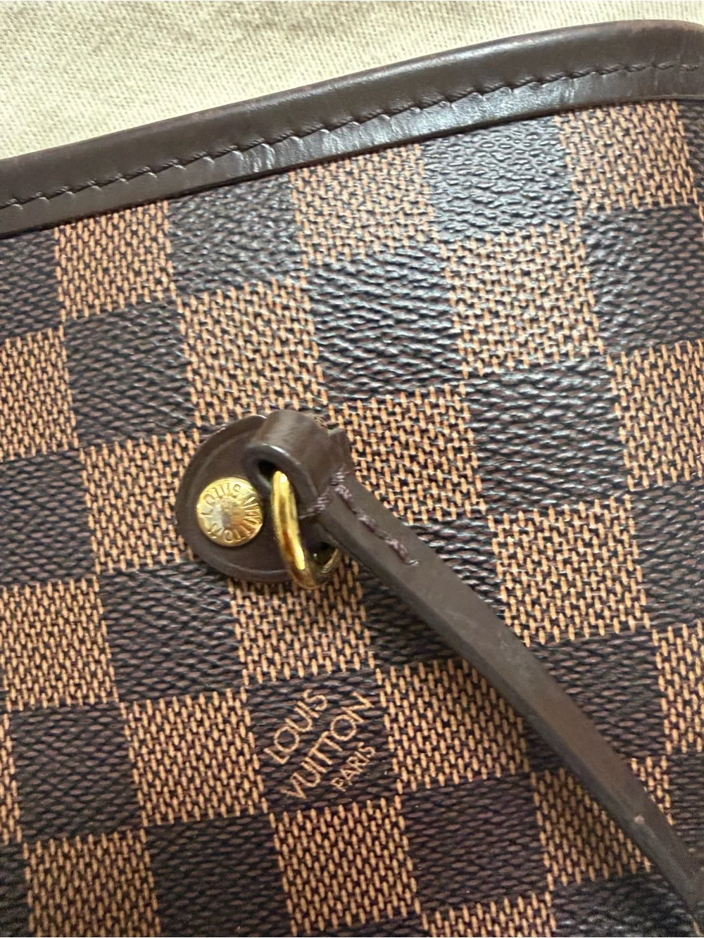 Louis Vuitton Brown Damier Never full MM
